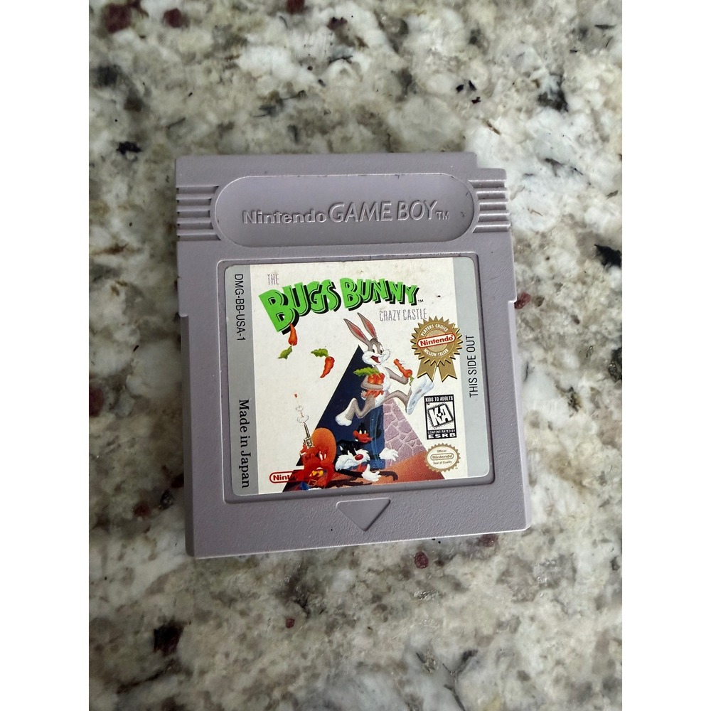 Bugs Bunny Crazy Castle Nintendo Game Boy DMG-BB-USA-1 Players Choice Authentic